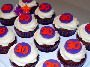 30th Birthday cupcake