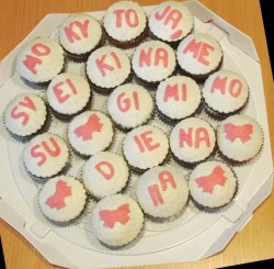 Chocolate cupcakes for teacher’s birthday (2012 September)