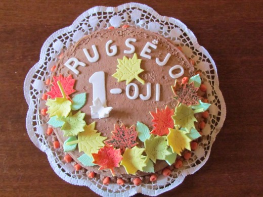 Pancake cake for beginning school (2012 September)