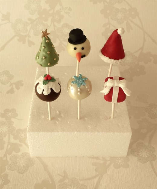 Cake pops Christmas