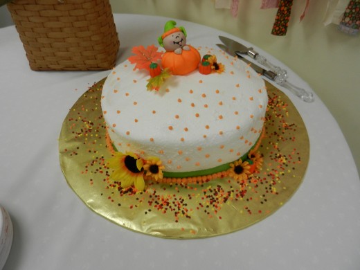 Cake with pumpkin