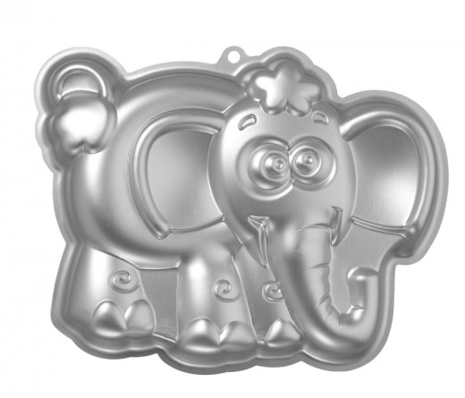 Elephant shape cake pan