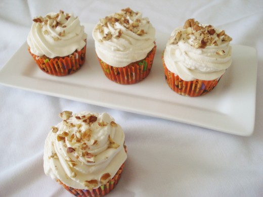 Maple pumpkin cupcake