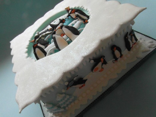 Penguin cake