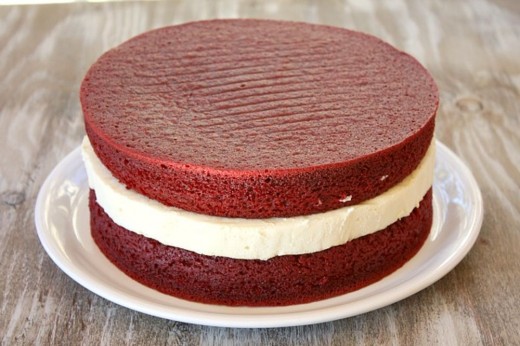 Red velvet chease cake