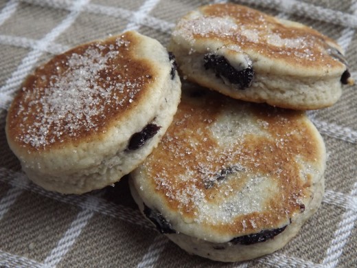Blueberry Welsh cookies