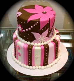 2 tier amazing fondant cake