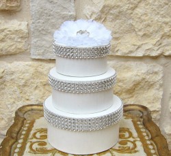 3 tier bridal shower cake