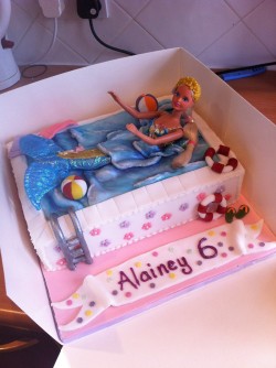 6th birthday’s cake – Barbie