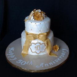 50th anniversary cake