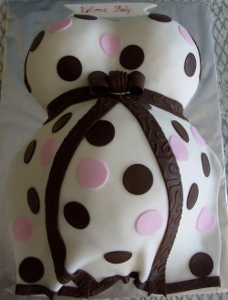 Baby shower cake – pregnant women