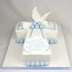 Christening cake – cross