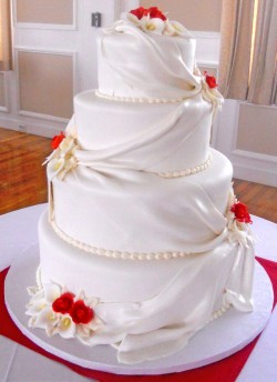 Elegant white cake