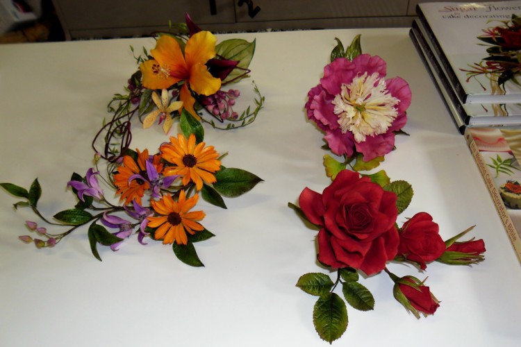 Pretty  sugar craft flowers