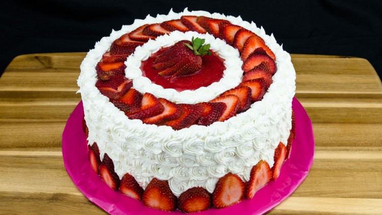 Strawberry cake