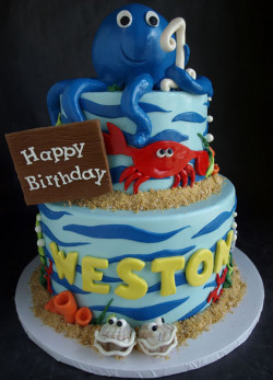 Nautical birthday cake