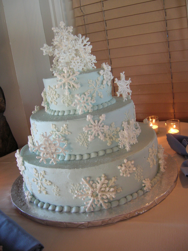 The Best winter Wedding cake