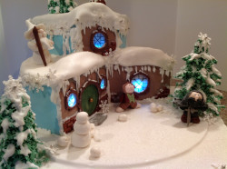 Cake – winter houses