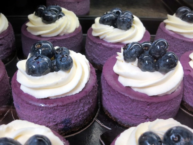 Blueberry cheese cake