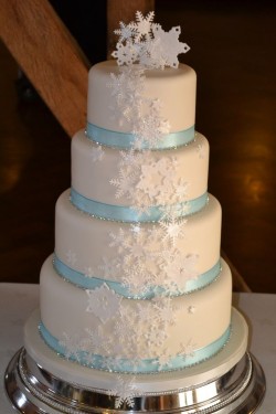 Cake for winter Wedding