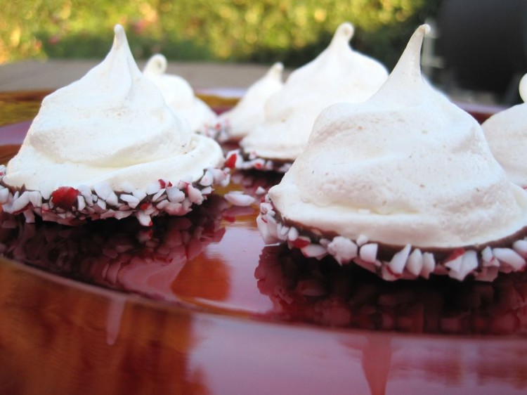 Meringue cookies with nuts