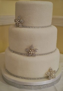 Sparkling Wedding cake