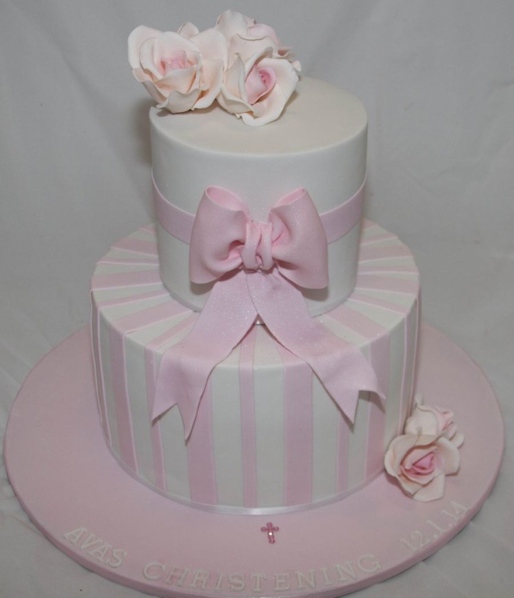 Girls Christening cake