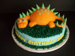 Dinosaur cake idea