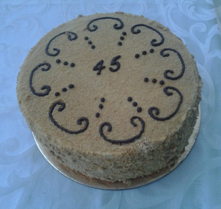 Honey Birthday cake