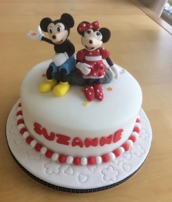 Birthday Cake with Mickey Mouse