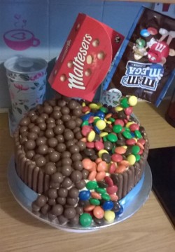 Birthday Gravity Cake