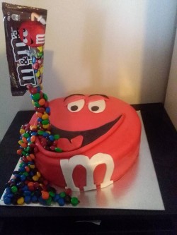 Crazy M&M Cake