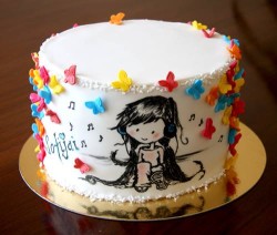 Cute Birthday Cake for Girl