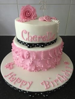 Pink Birthday Cake