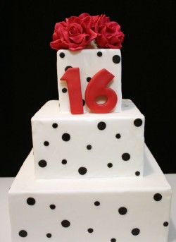 Sweet Sixteen Birthday Cake