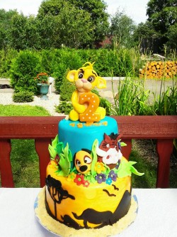 Lion King Birthday Cake