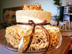 2 tiers Birthday Cake