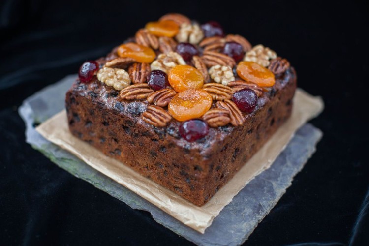 Christmas Cake with Fruits